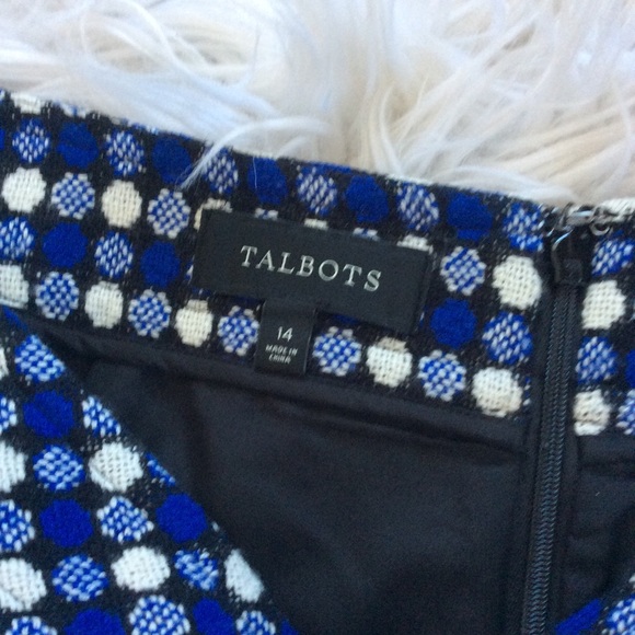 Talbots Wool Blend Dotted Skirt - Picture 5 of 5